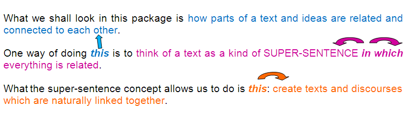 coherence examples sentences